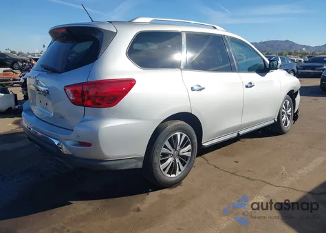 2017 Nissan Pathfinder Sv из США, поврежденный, VIN 5N1DR2MN9HC680155